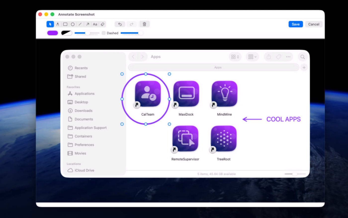 ScreenTag interface
